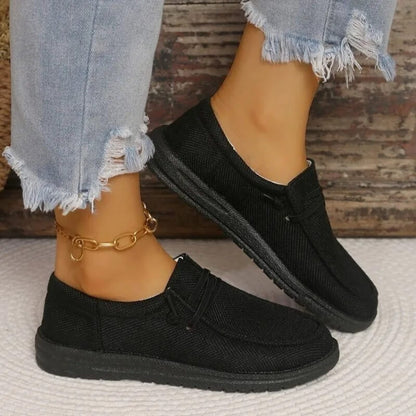 CanvasLume – Lätta Canvas Sneakers för Dam med Mjuk Sula och Avslappnad Vardagsstil