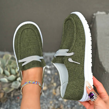 CanvasLume – Lätta Canvas Sneakers för Dam med Mjuk Sula och Avslappnad Vardagsstil