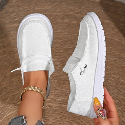 CanvasLume – Lätta Canvas Sneakers för Dam med Mjuk Sula och Avslappnad Vardagsstil
