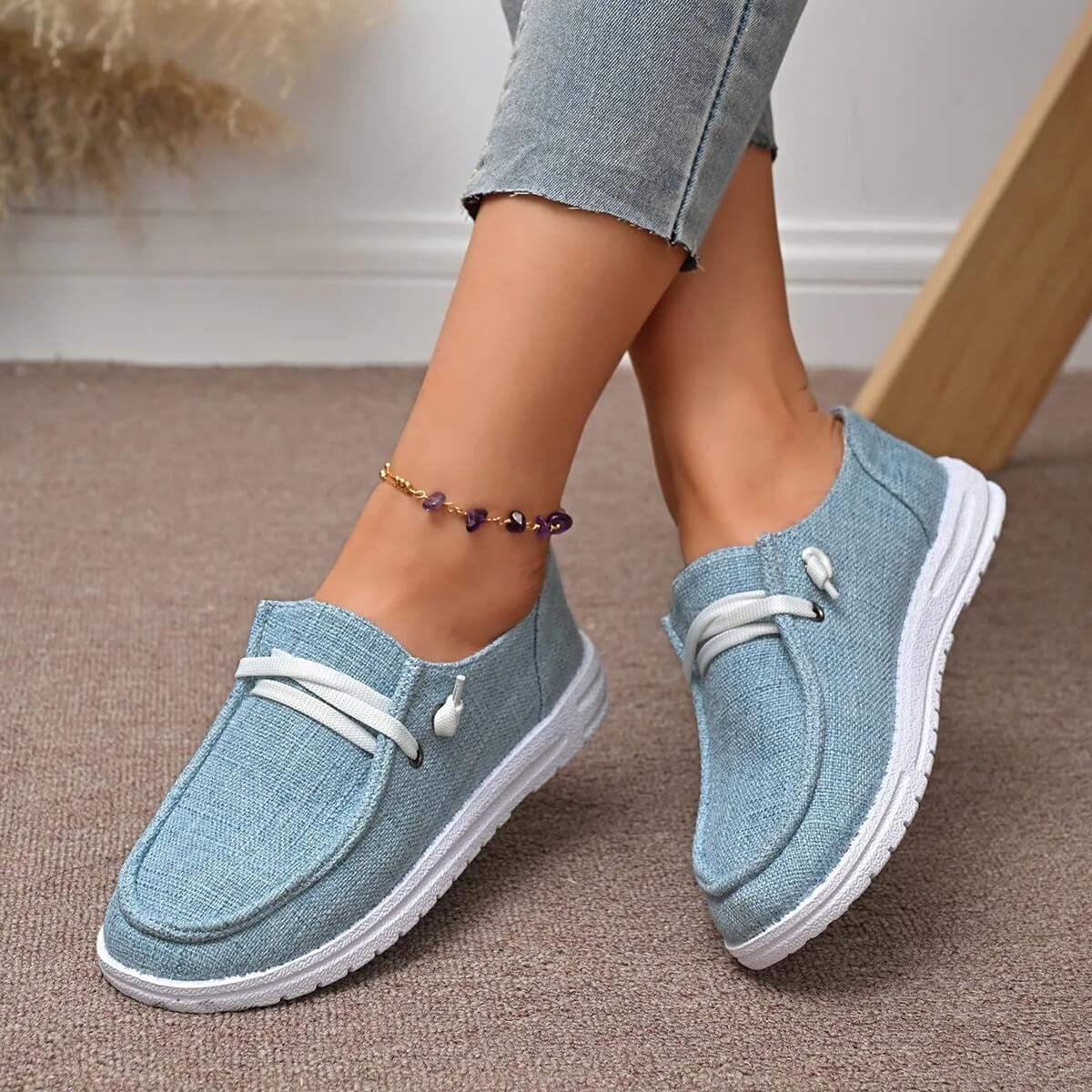 CanvasLume – Lätta Canvas Sneakers för Dam med Mjuk Sula och Avslappnad Vardagsstil