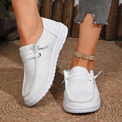 CanvasLume – Lätta Canvas Sneakers för Dam med Mjuk Sula och Avslappnad Vardagsstil